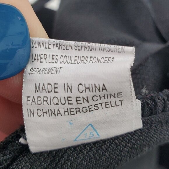 Corduroy Button Front Mini Skirt Black L Soft Flowy Stretch Grunge Fall 90s - Picture 11 of 13